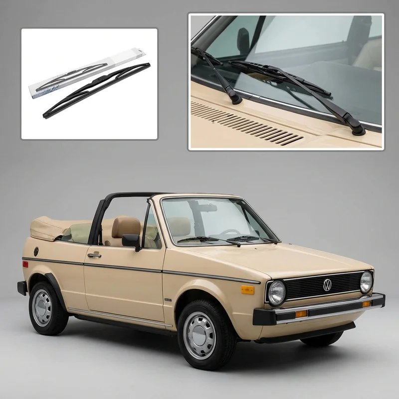 Passenger Side Wiper Blade for Volkswagen Rabbit Convertible (1980 - 1984) - 1